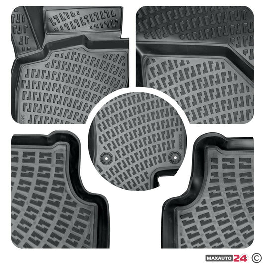 Гумени стелки RizLine съвместими с BMW 3 F30/F31/F34 2012-