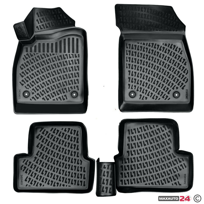 Гумени стелки RizLine съвместими с Mercedes B-class / w246 2011-2018