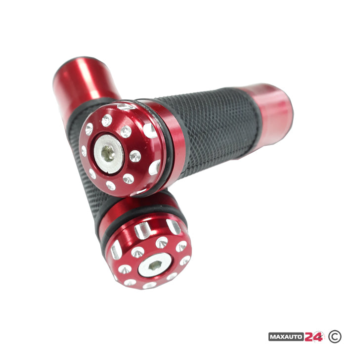 Дръжки за мотоциклет - 280 - червено - 2бр./к-т