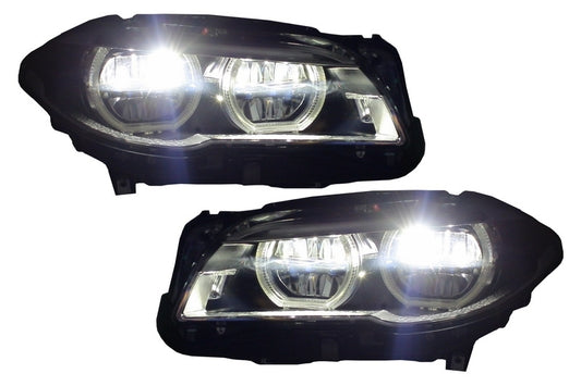 Фарове Full LED с ангелски очи за BMW Серия 5 F10/F11 2011–2013
