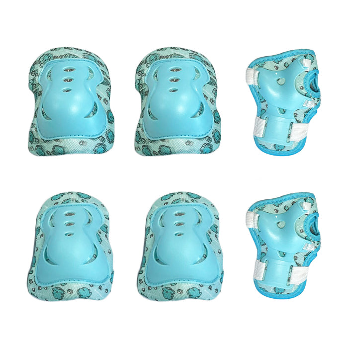 Детски наколенки РА1011 - 6бр / к-т - СИНИ