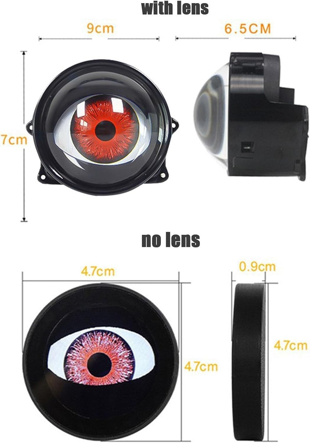 Халогени за Вграждане с Лупи и “Дяволски Очи”