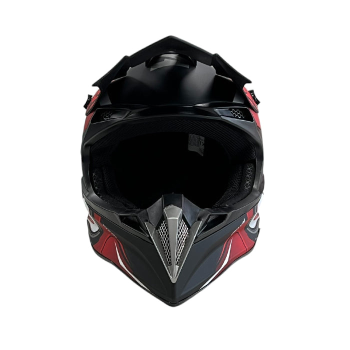 Мотокрос каска 188 - размер L - Matt Black/Red