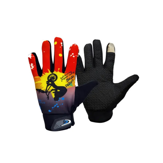 Ръкавици Вело PA970 Детски - 2БР/К-Т - Червени