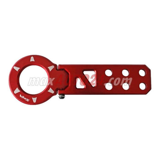 Алуминиева кука за теглене предна - червен