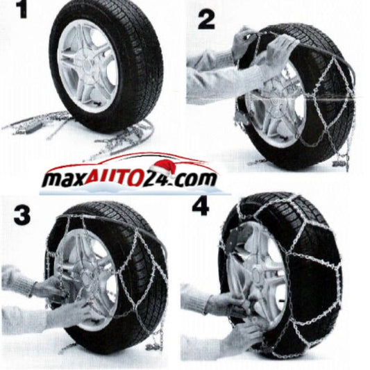 Вериги за сняг подходящи за джипове(4х4) и бусове - Меча стъпка (KB230) 14'' - 17'' 2бр./к-т.