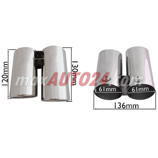 Накрайник ауспух подходящ за BMW 320