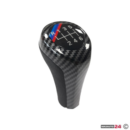 Топка за скоростен лост съвместима с BMW - 6 скорости - карбон
