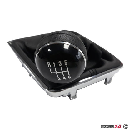 Топка за скоростен лост с маншон съвместима с VW Passat B7 11-15 с 6 скорости