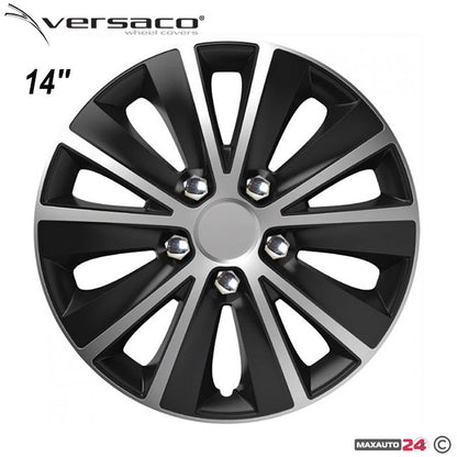 Тасове за джанти 14'' Versaco Rapid NC Silver / Black
