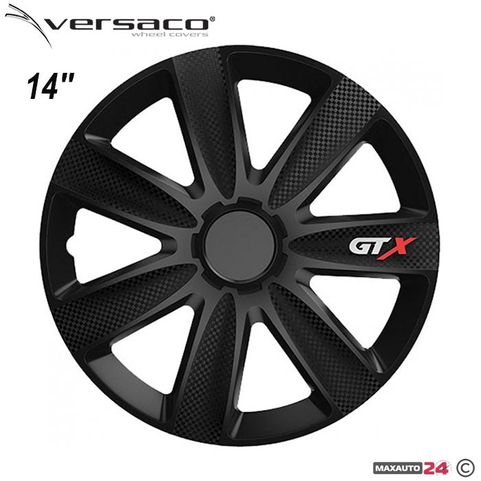 Тасове за джанти 14'' Versaco Carbon GTX - Black