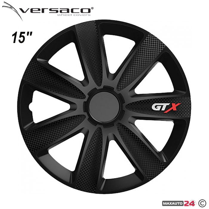 Тасове за джанти 15'' Versaco Carbon GTX - Black.