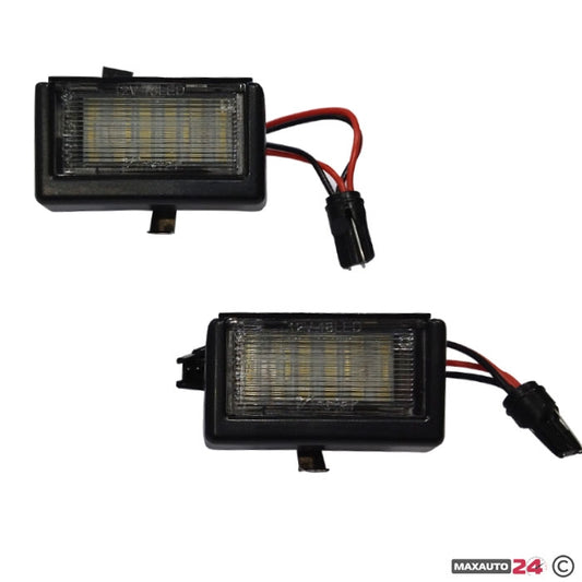 Опушени LED плафони регистрационен номер съвместими с BMW 1-Series / 2-Series / 3-Series / 4-Series / 5-Series / X-Series / M-Series