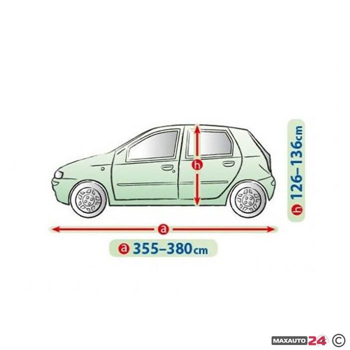 Покривало Kegel серия Mobile размер M1 сиво за хечбек