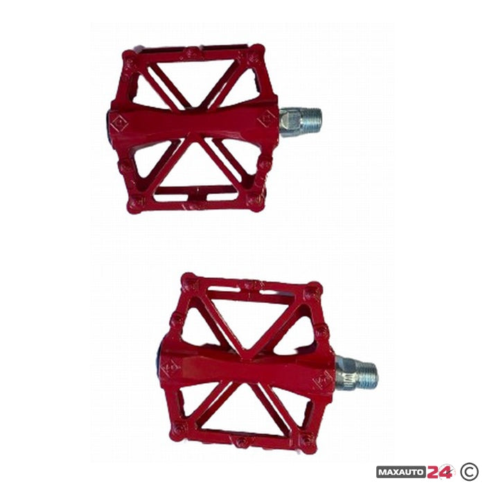 ПЕДАЛИ ЗА ВЕЛОСИПЕД PA522 2 БР/К-Т - ЧЕРВЕНИ