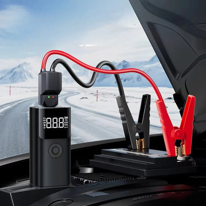 Стартер с въздушна помпа и фенерче QS003