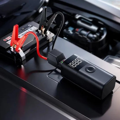 Стартер с въздушна помпа и фенерче QS003