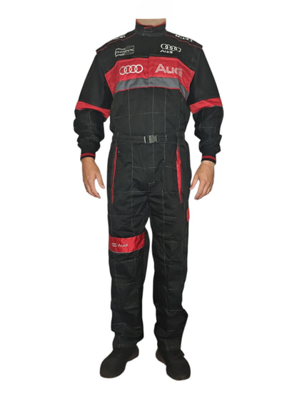 Летен цял гащеризон AUDI / АУДИ Сервизно състезателно работно  облекло
