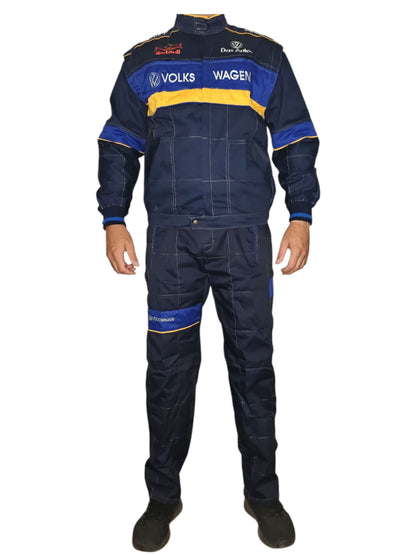 Зимен полугащеризон с яке Volkswagen / Фолксваген Сервизно състезателно работно облекло