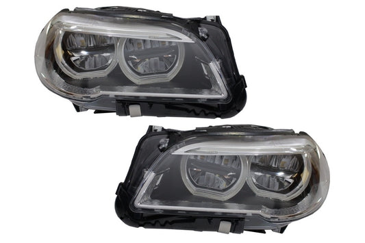 Фарове Full LED с ангелски очи за BMW Серия 5 F10/F11 2011–2013