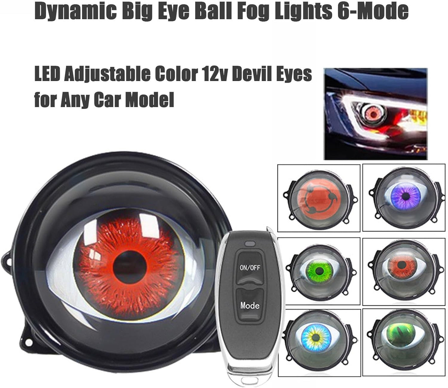 Халогени за Вграждане с Лупи и “Дяволски Очи”