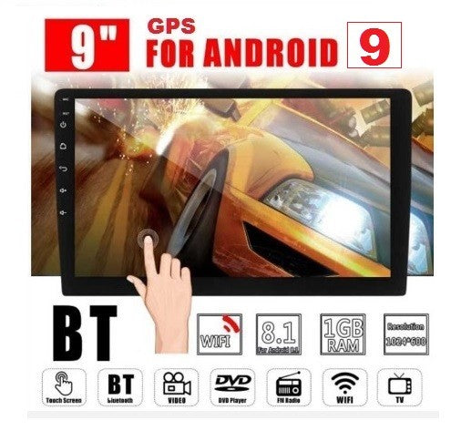 Мултимедия MP3 с двоен дин 9" Android 9 + GPS