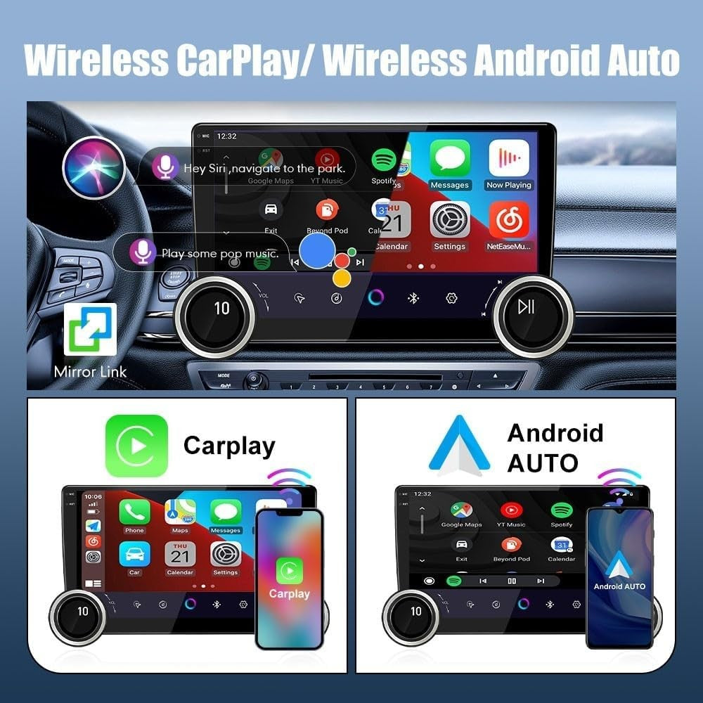 Мултимедия 10.1" 2GB/64GB с Wireless CarPlay & Android Auto