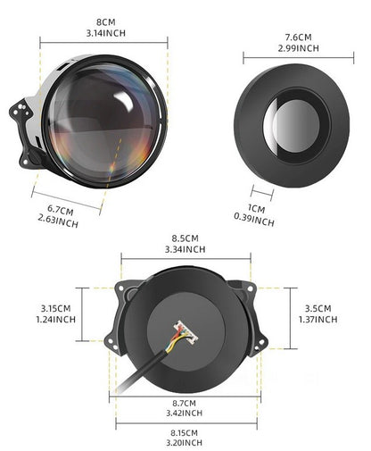 Халогени за Вграждане с Лупи и “Дяволски Очи”