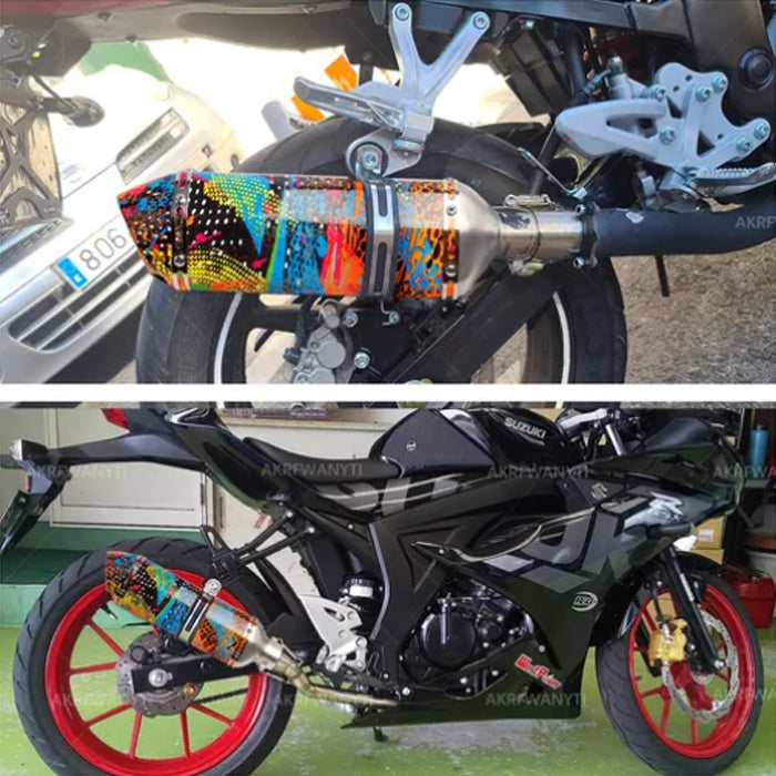 Гърне за мотоциклет PA936 - 40см - МНОГОЦВЕТНО