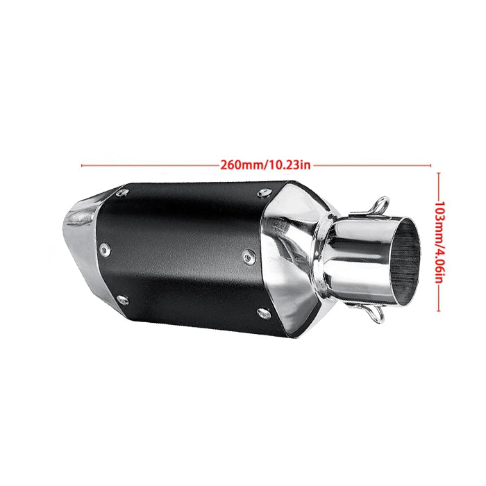 Гърне за мотоциклет PA941 - 27см - СИВО С ЧЕРНО