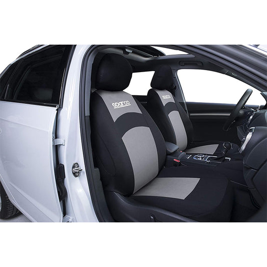 Калъфи за седлка Sparco SPS402GR със Сиво К-Т