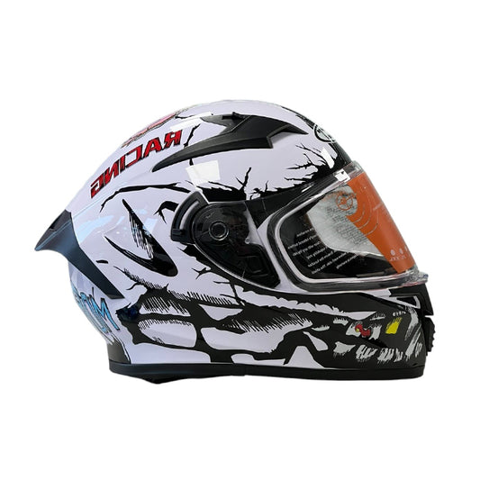 Каска за мотор 108 - размер M - White