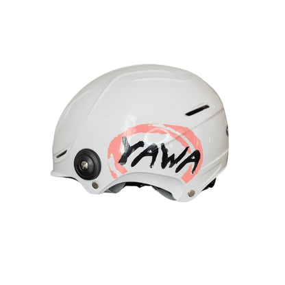 Каска за мотор PA523 с визьор - бял гланц