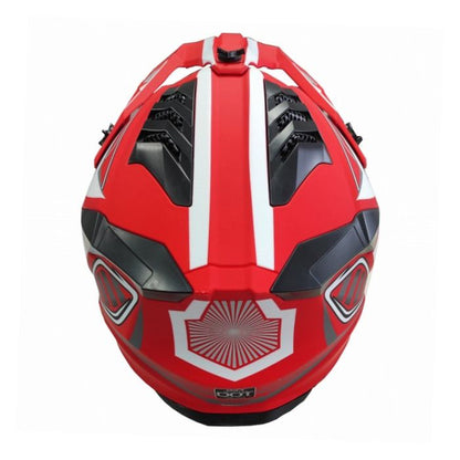 Кросова Каска 127 - L - Red/ White