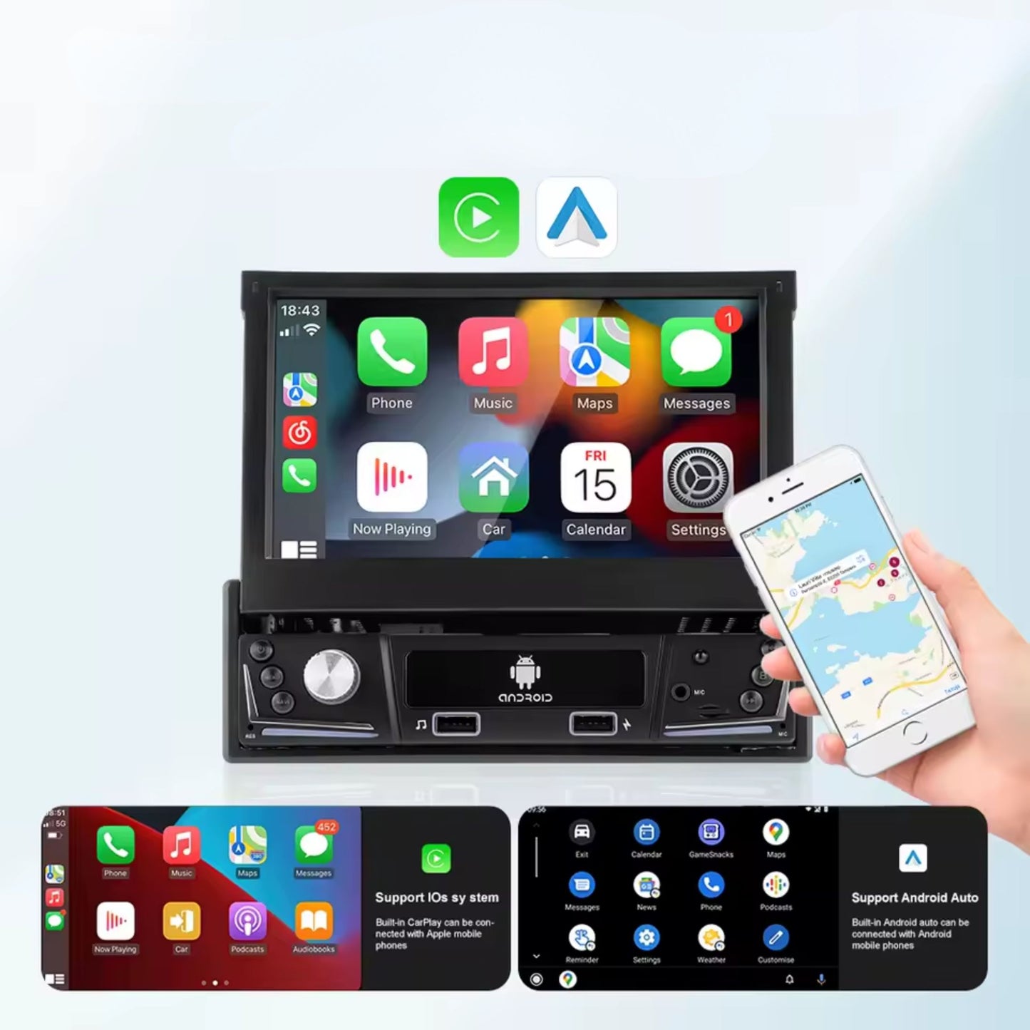 Мултимедия Андроид PG387 10.2 инча