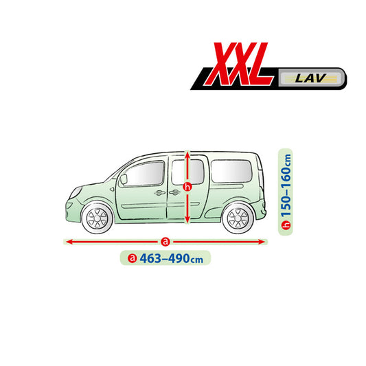 Покривало за МПС Kegel Mobile LAV размер XXL сиво