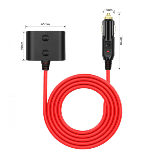 Разклонител за запалка с 2 гнезда - PG459 1.5м кабел