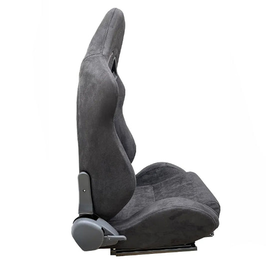 Спортни седалки за МПС - 1052 Черна с черен конец