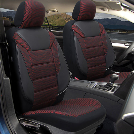 Тапицерия за седалки 1181 класико черно / бордо